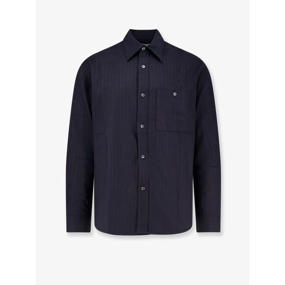 Tonywack Unisex Wool Blend Unisex Striped Shirt